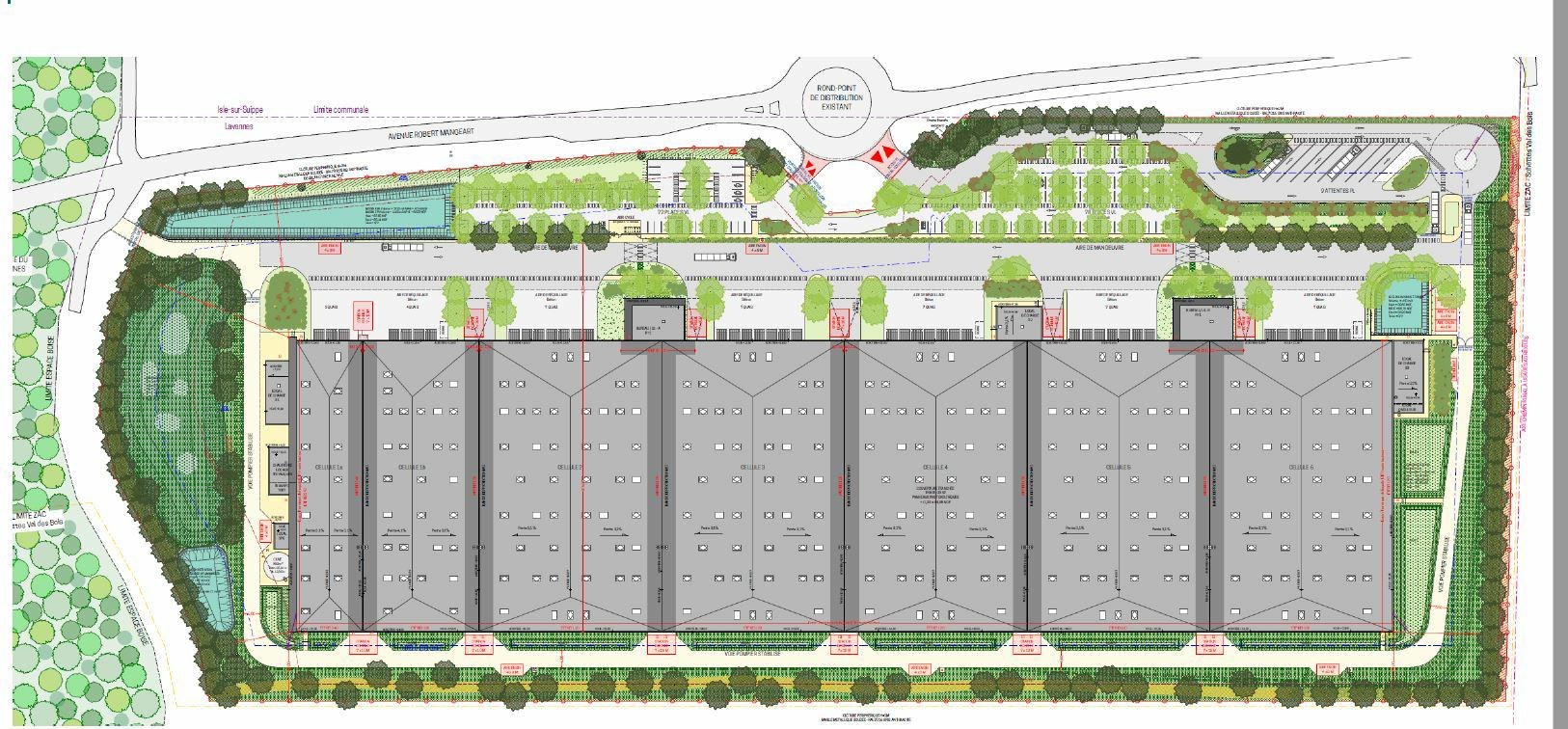 Entrepôt classe a Lavannes 43557m² Location entrepôt classe a Lavannes Marne OLLOG2200559 2
